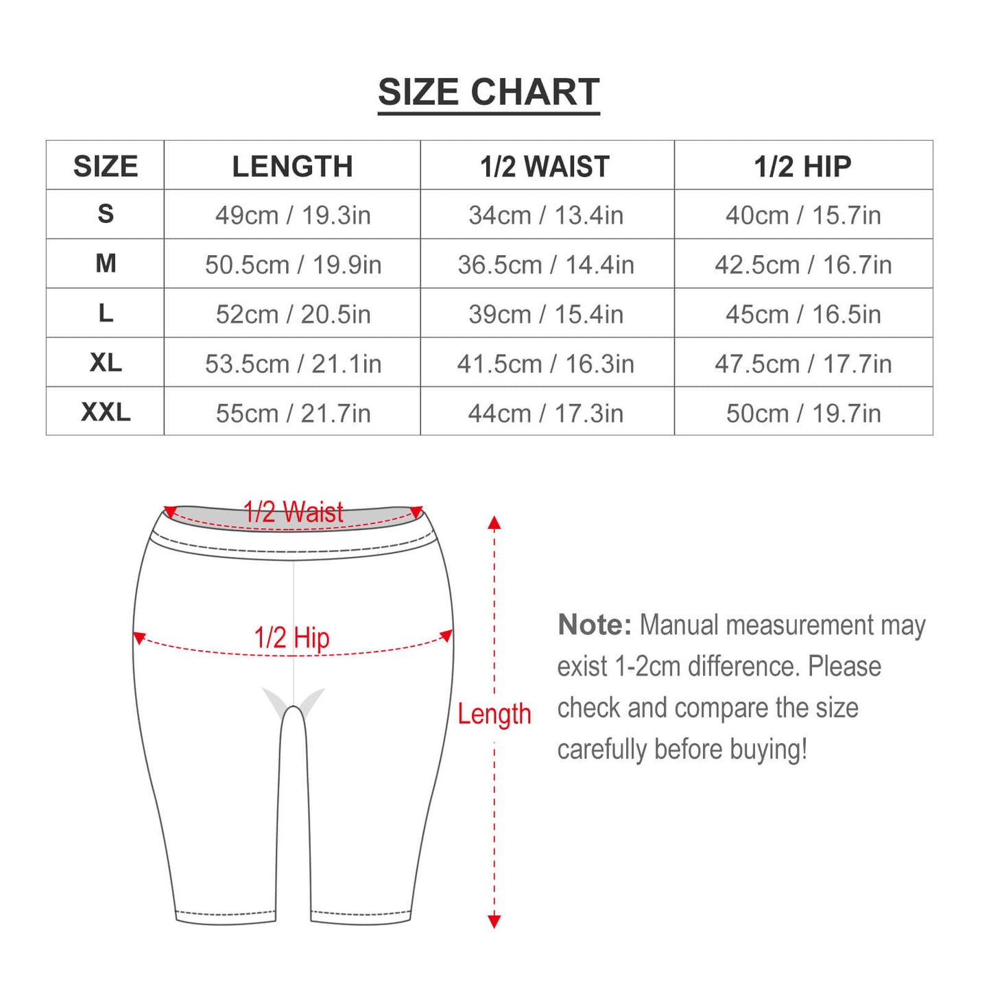 All-Over Print Higher Quality Knee-Length Yoga Shorts( two pockets )