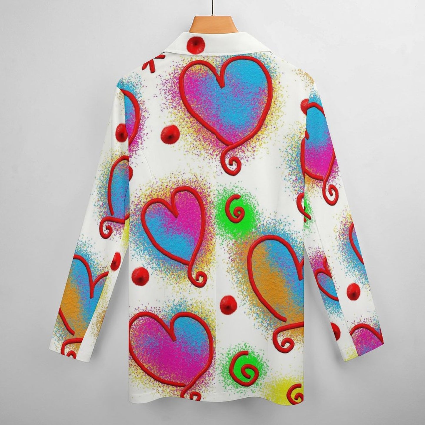 All-Over Print Women's Casual Suit