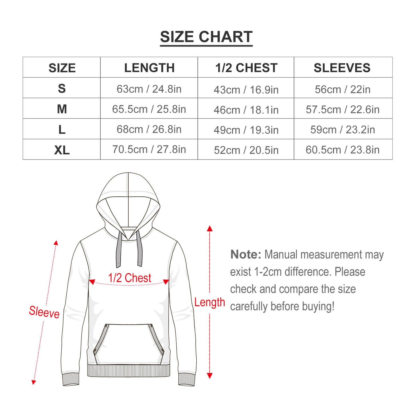 All-Over Print Youth Lightweight Hoodie