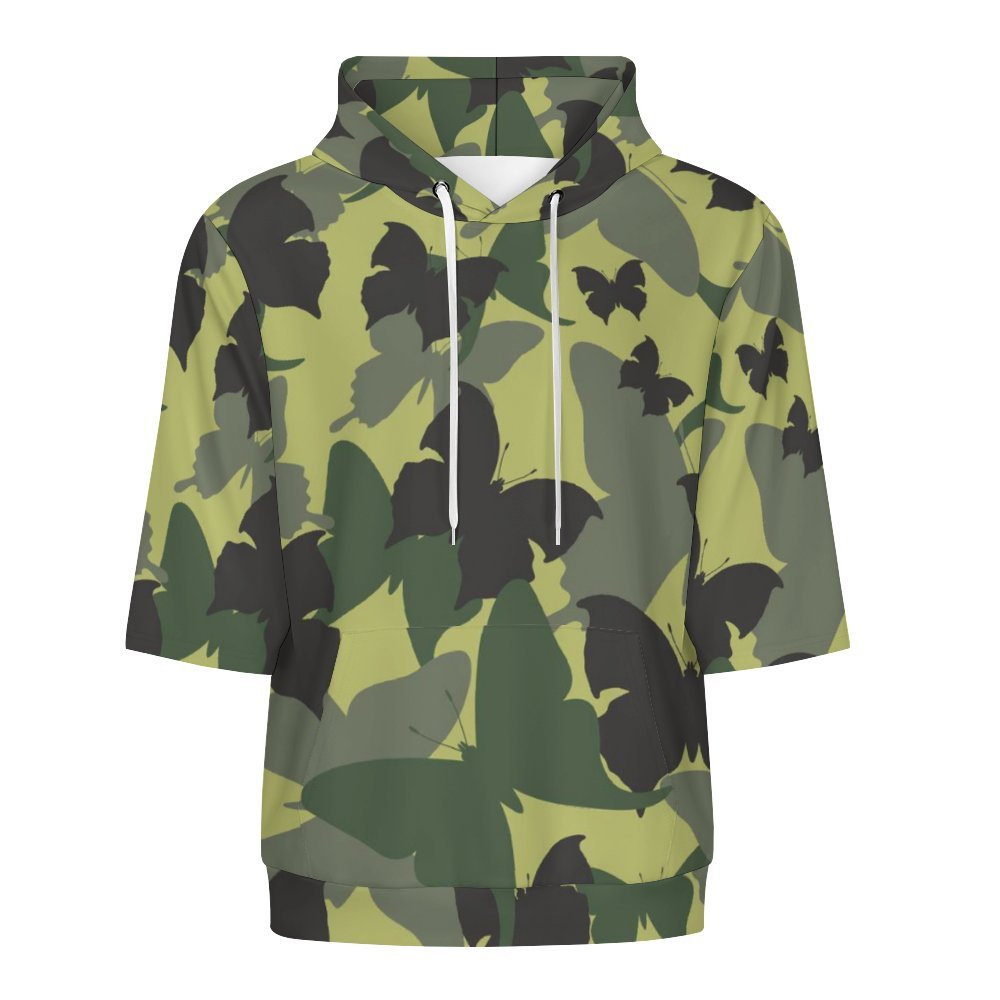 All-Over Print Mid Sleeved Hoodie