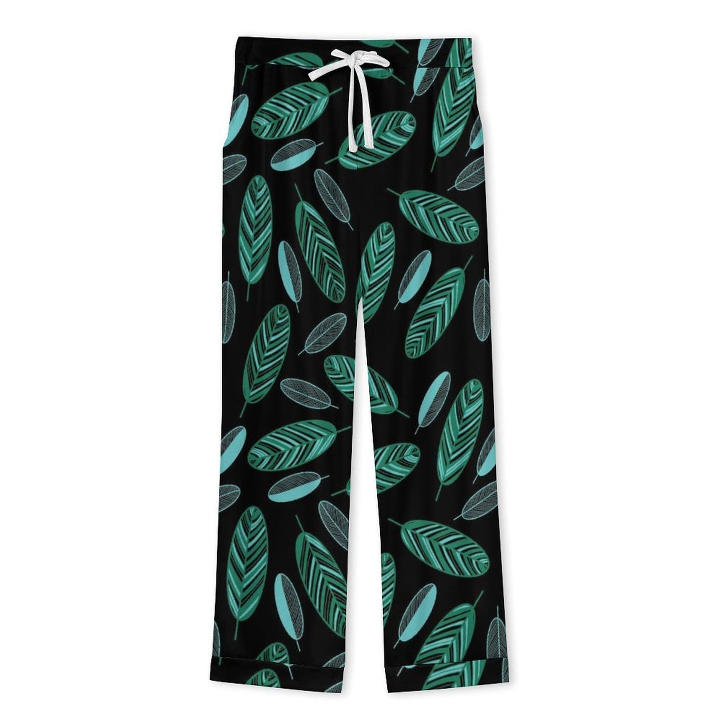 All-Over Print Men's Cuban Neck Pajama Set