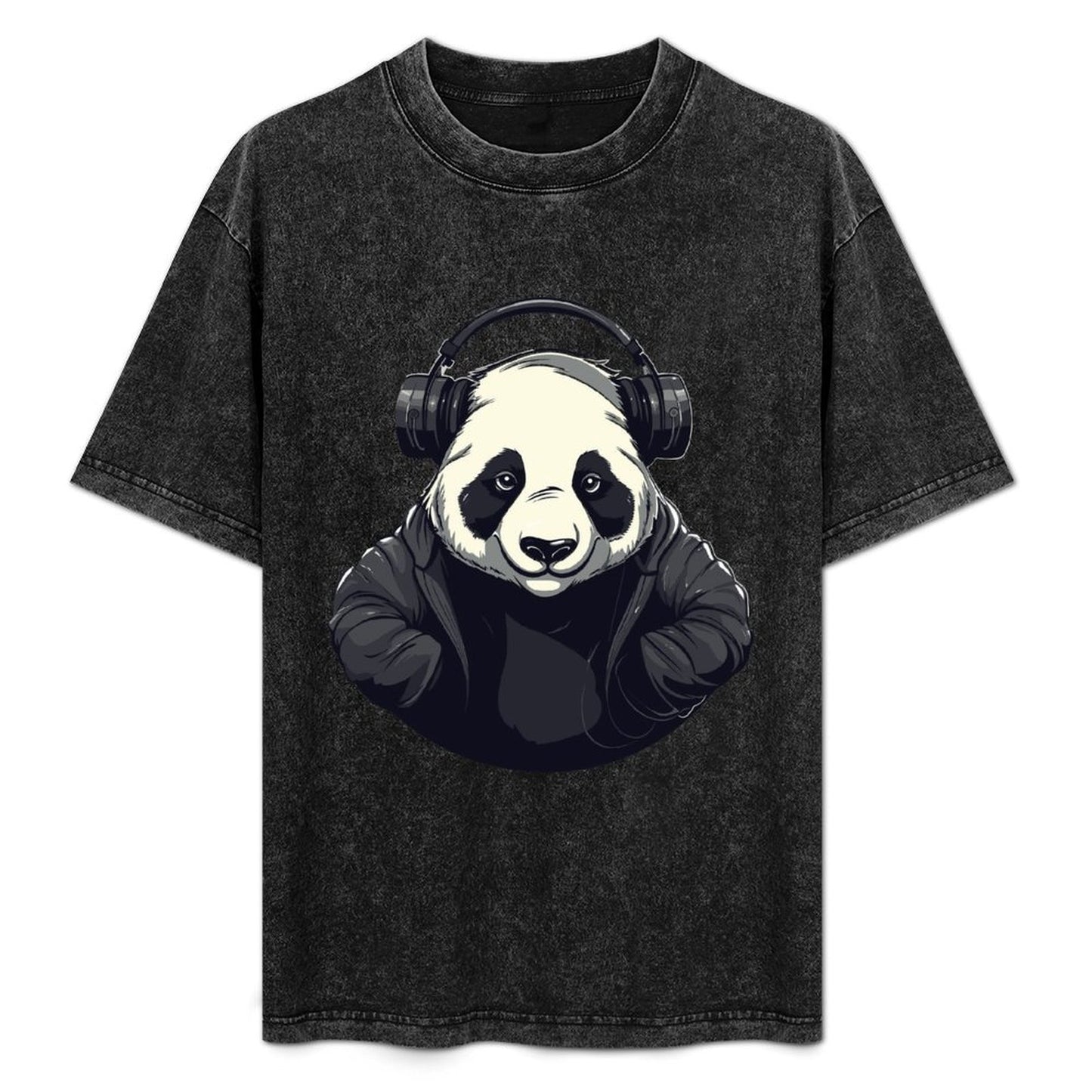 Iron on vintage wash drop shoulder t-shirt