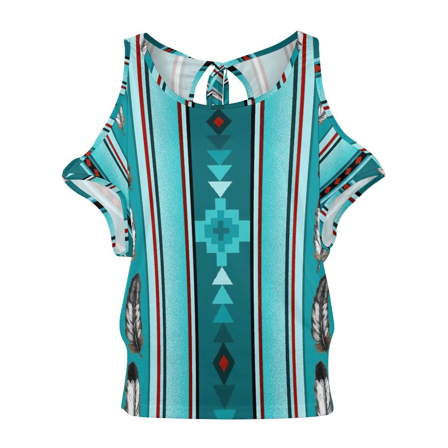 All-Over Print Women's Off Shoulder T-shirt