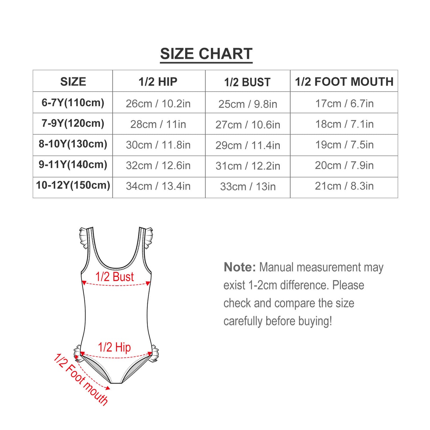 All-Over Print Children's One-piece Swimsuit