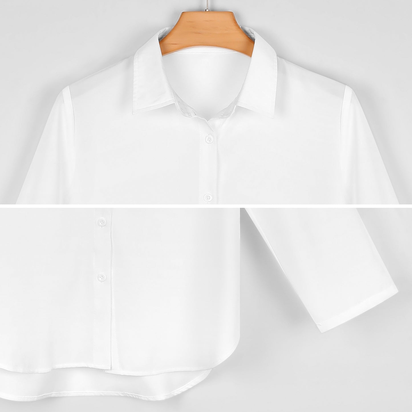 All-Over Print Women's Irregular Hem Shirt