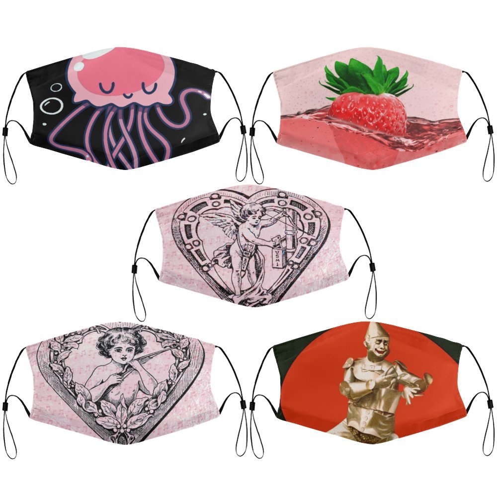 Children Face Mask with Filters (5 different patterns)
