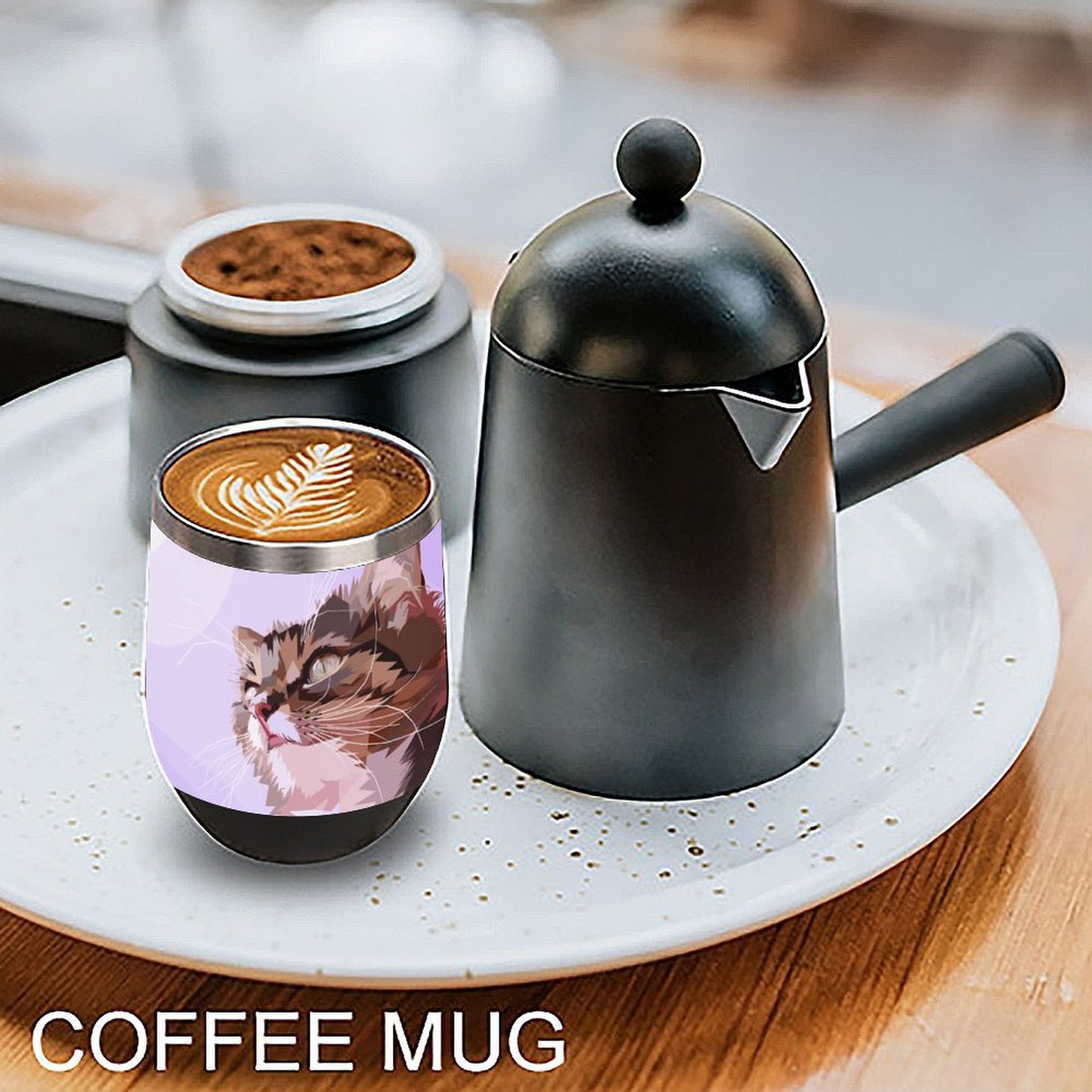 12oz Multicolor Eggshell Cup