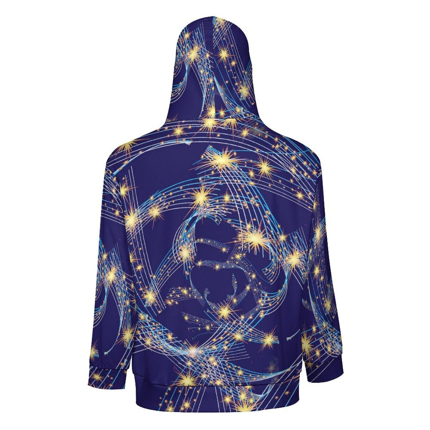 All-Over Print Zipper to Head Hoodie