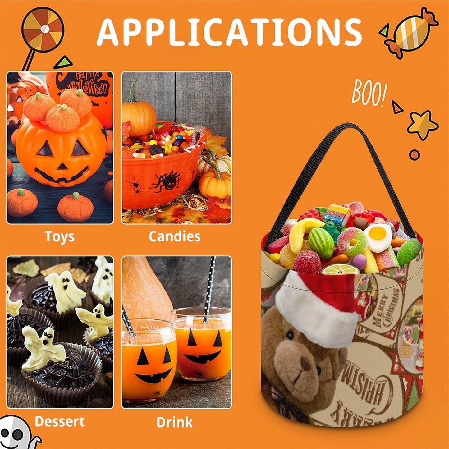 Halloween Tote Candy Bags