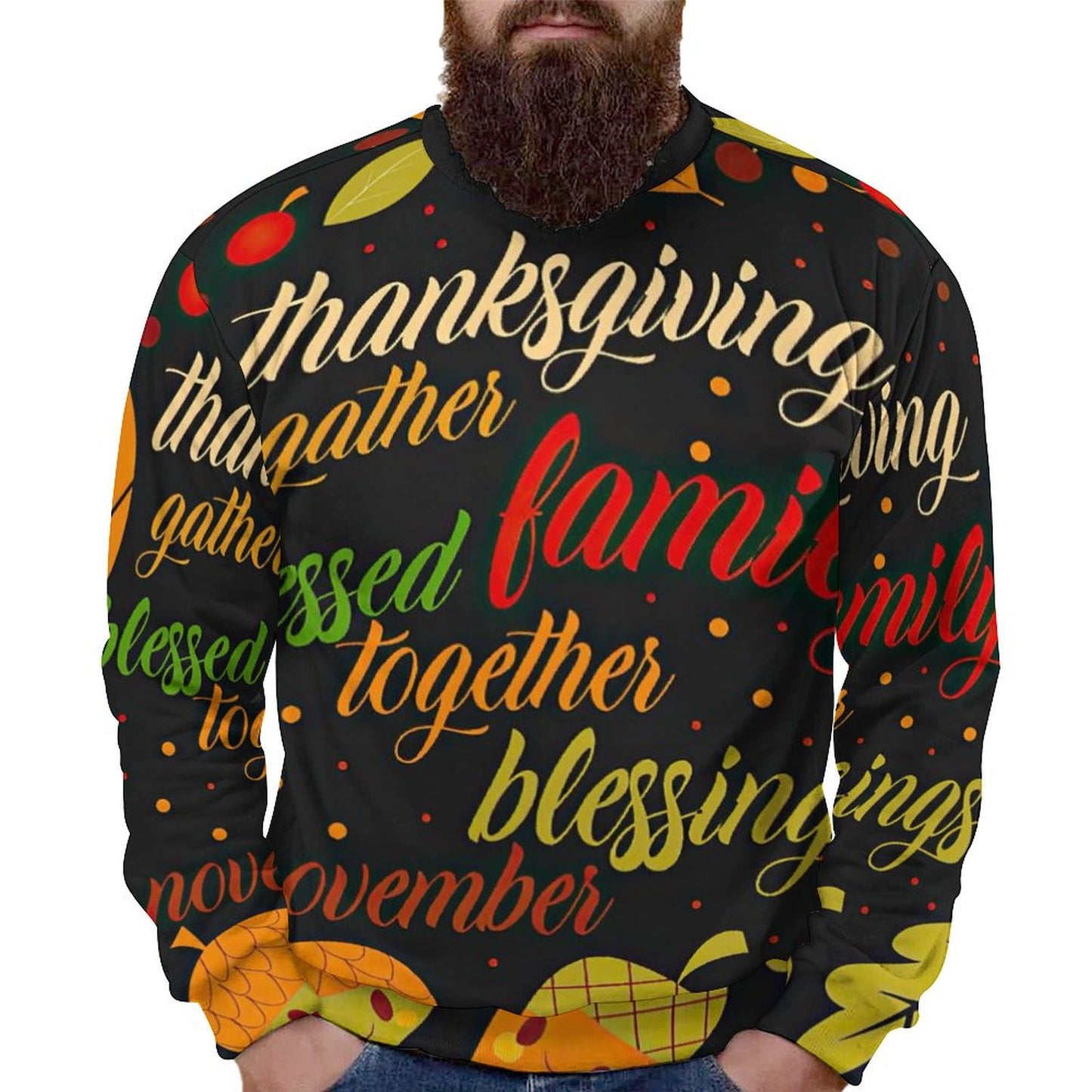 All-over Print Men's Pullover Sweatshirt