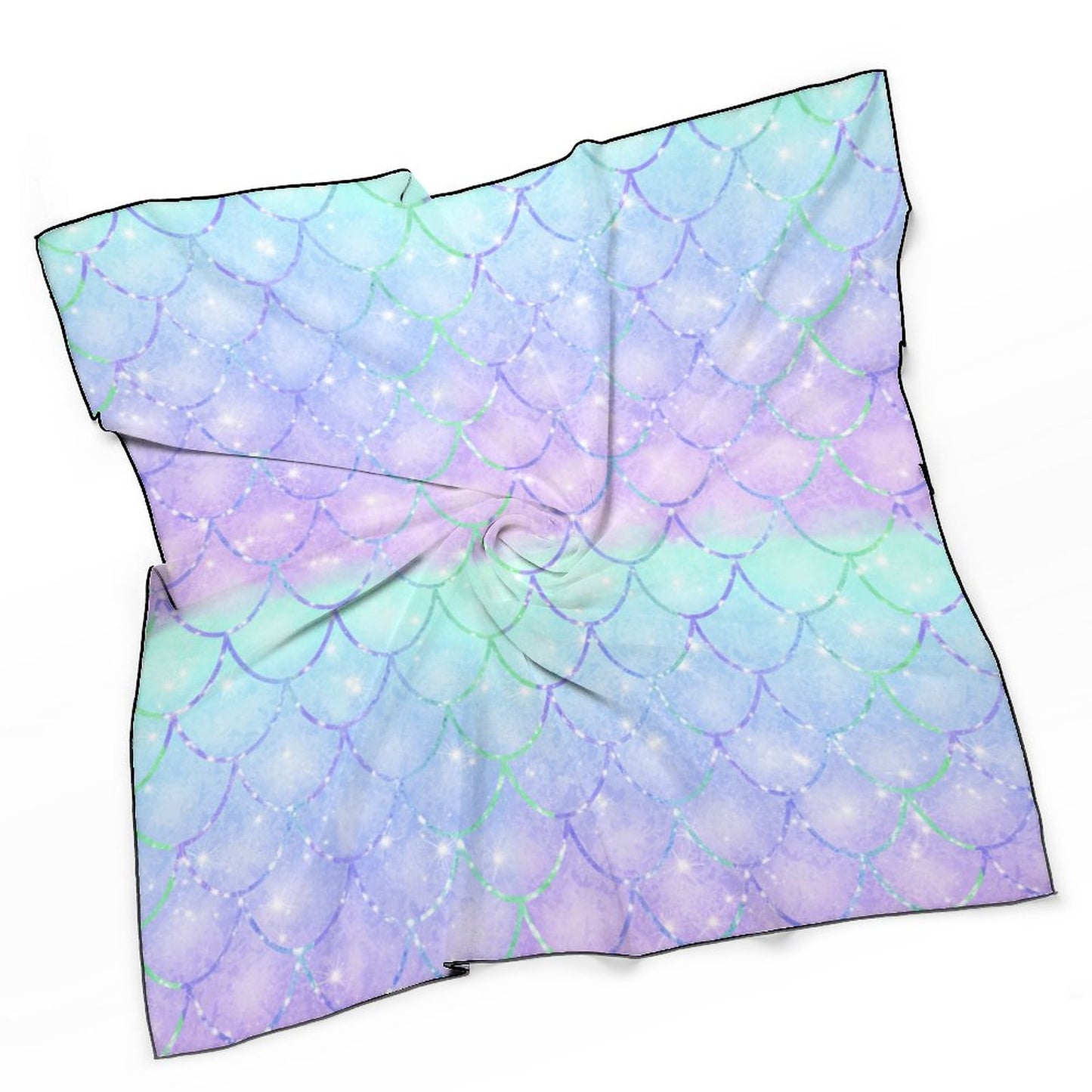 All-Over Print Multi-purpose Silk Scarves