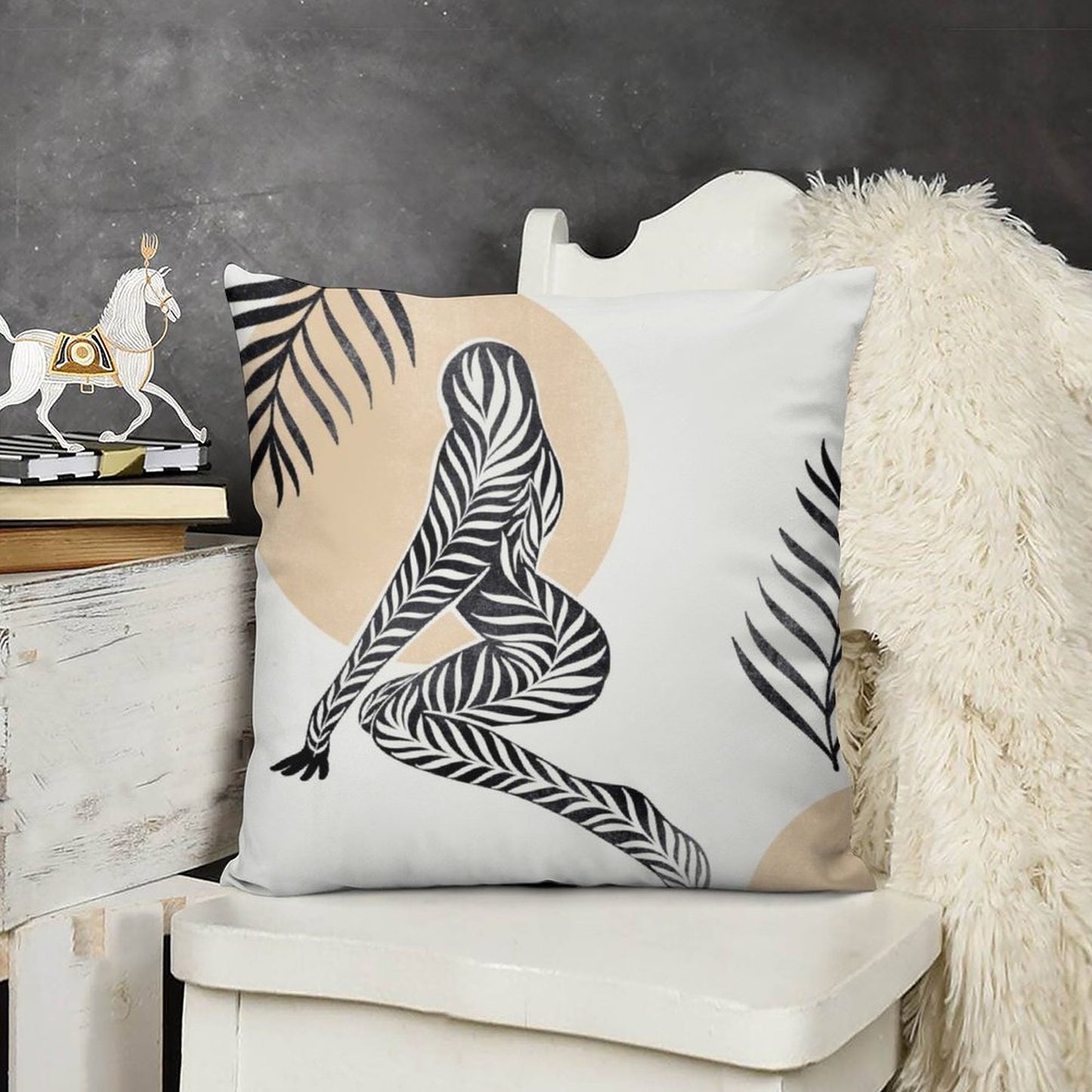 Plush Pillow Cover (Double Sided Design/Same Picture Different Picture Available)