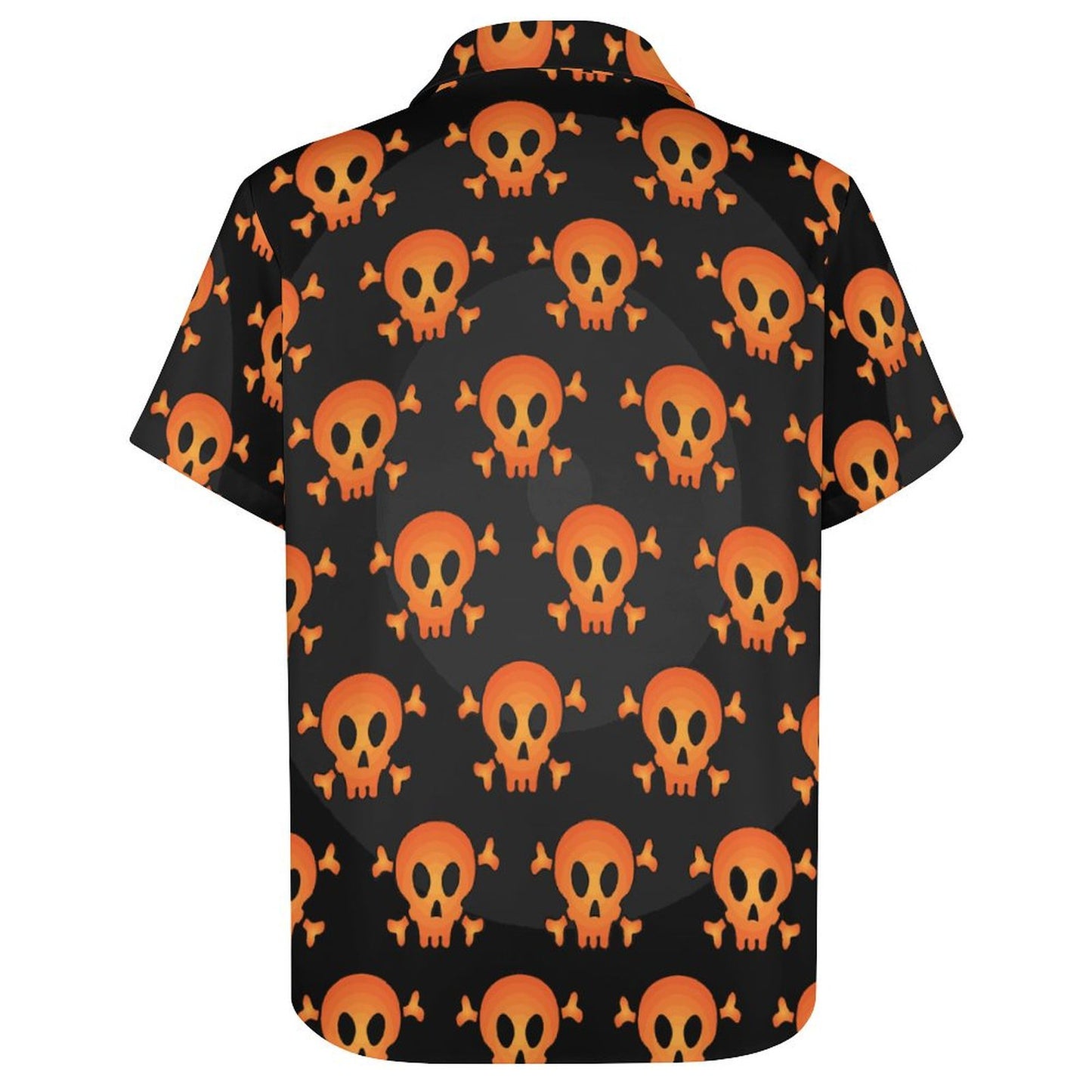 All-Over Print Collar Short Sleeve Shirt (with pocket)