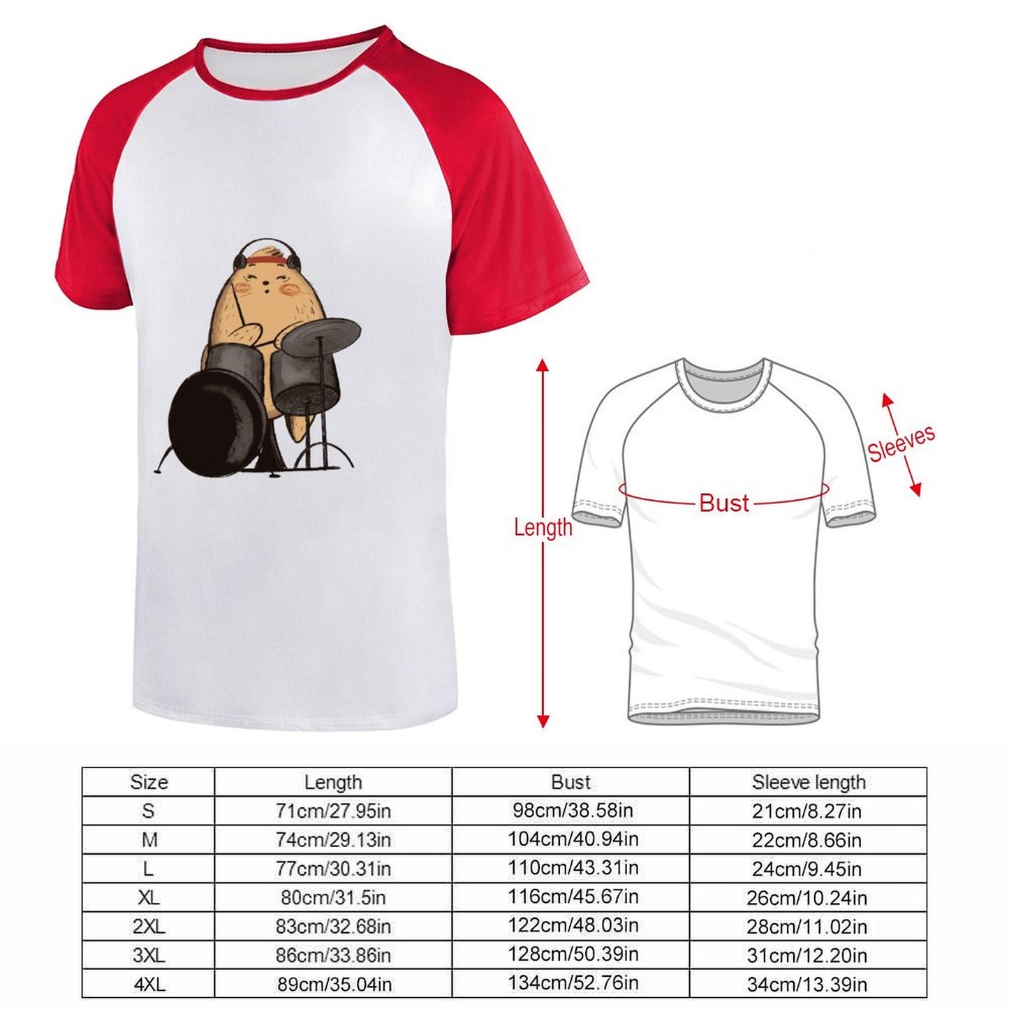 100% Cotton Men's Short Sleeve T-Shirt