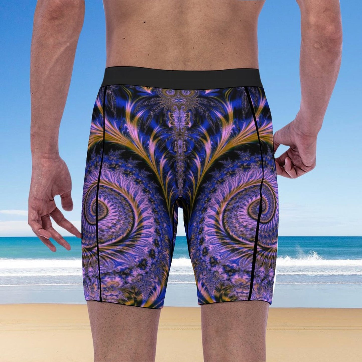 All-Over Print Men's Compression Shorts