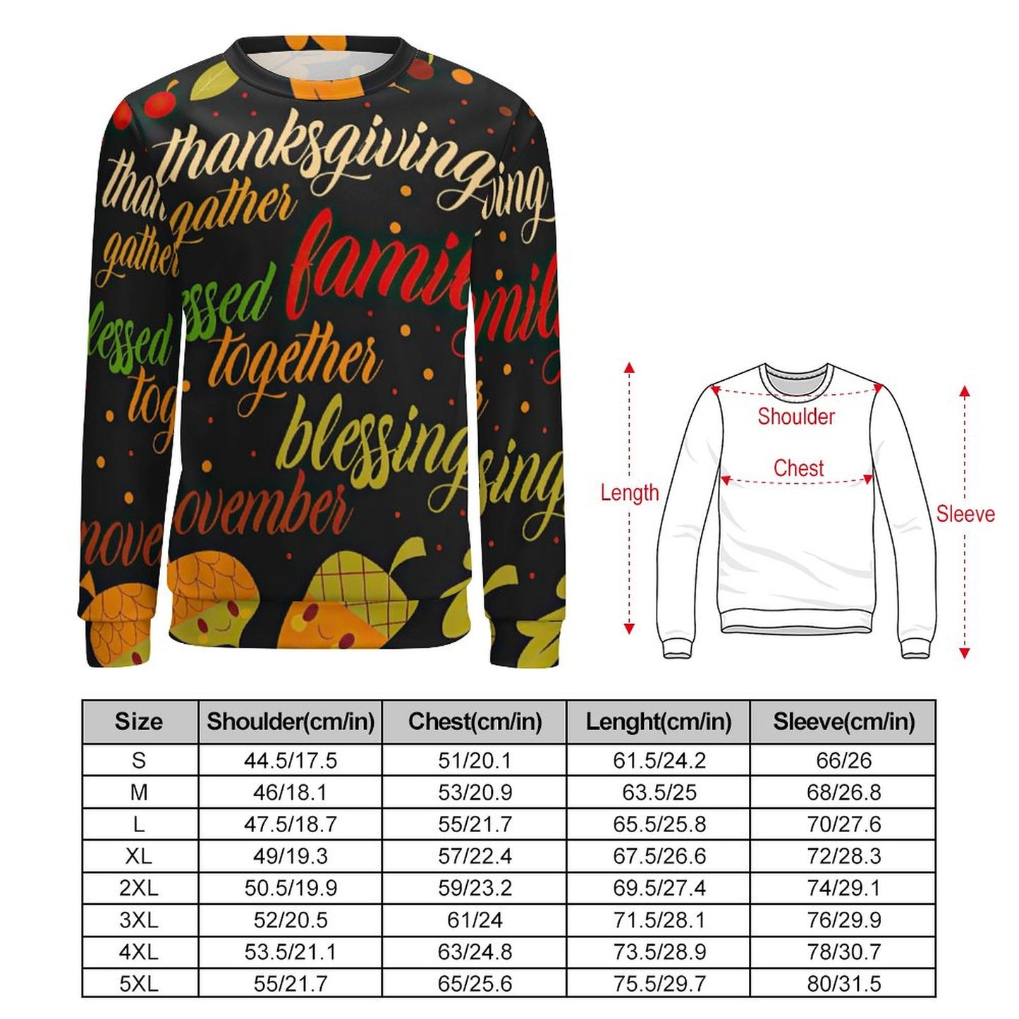 All-over Print Men's Pullover Sweatshirt