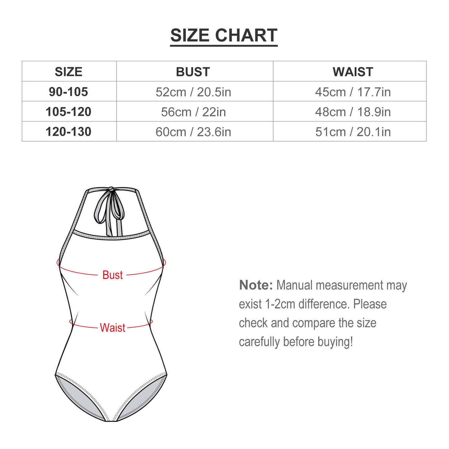 All-Over Print Children's Strap Swimsuit