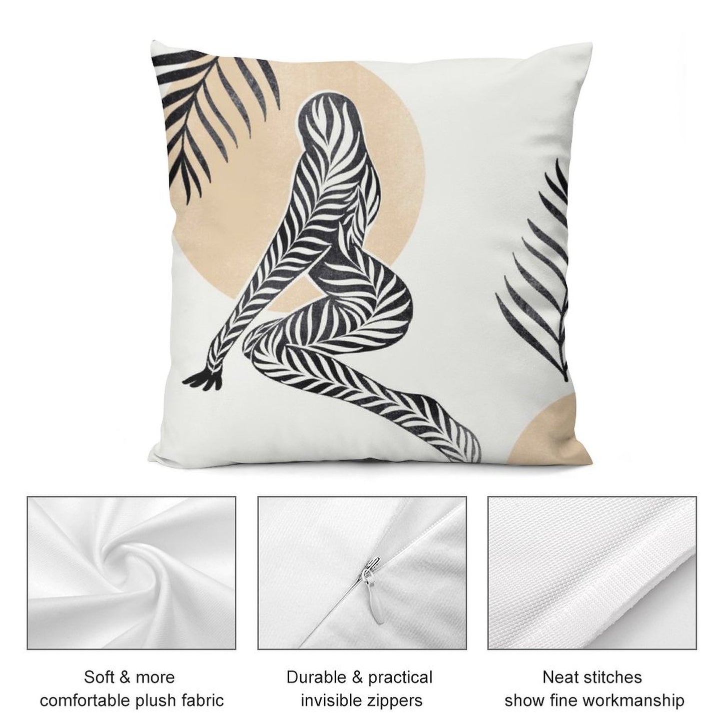 Plush Pillow Cover (Double Sided Design/Same Picture Different Picture Available)
