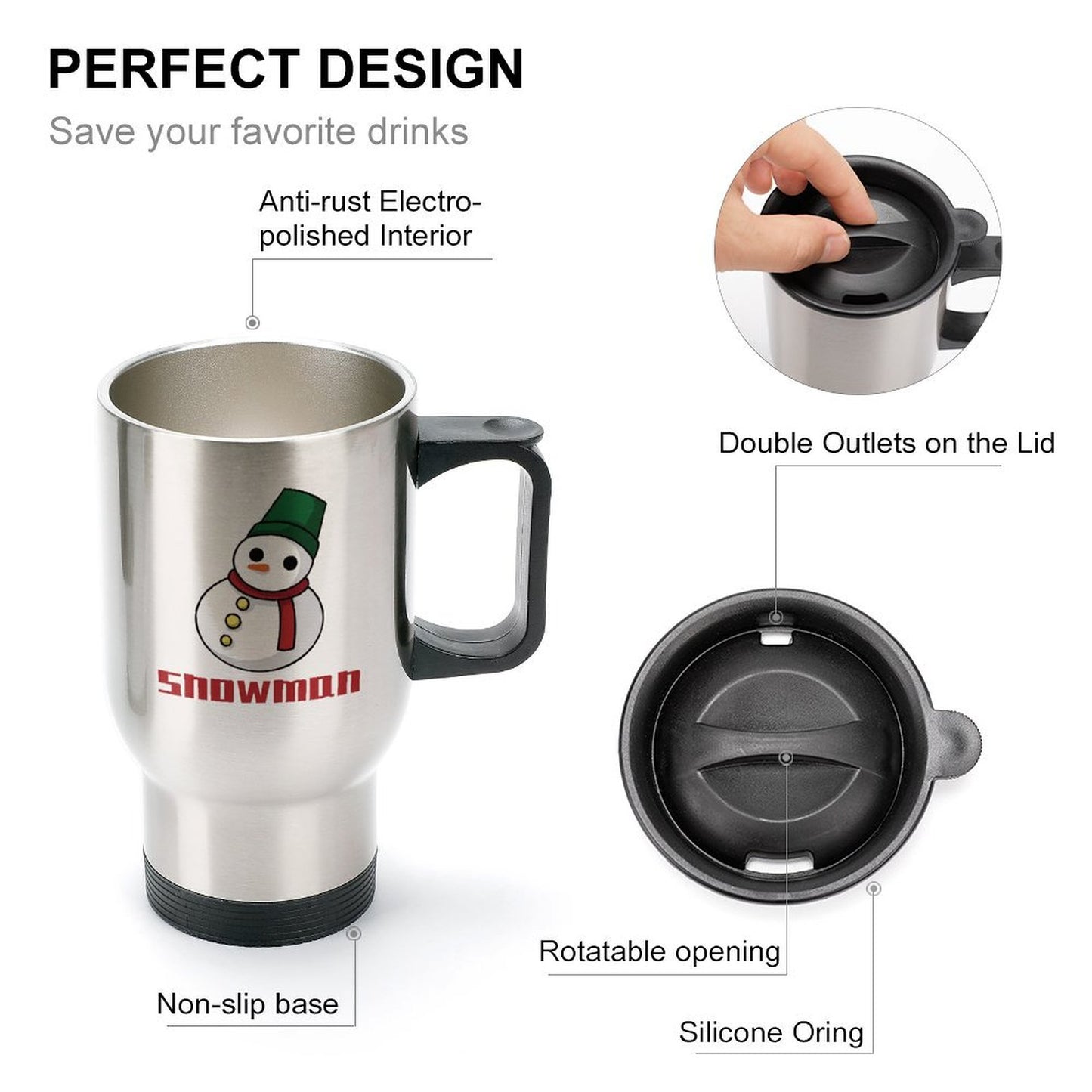 14oz Tumbler Travel Coffee Mug