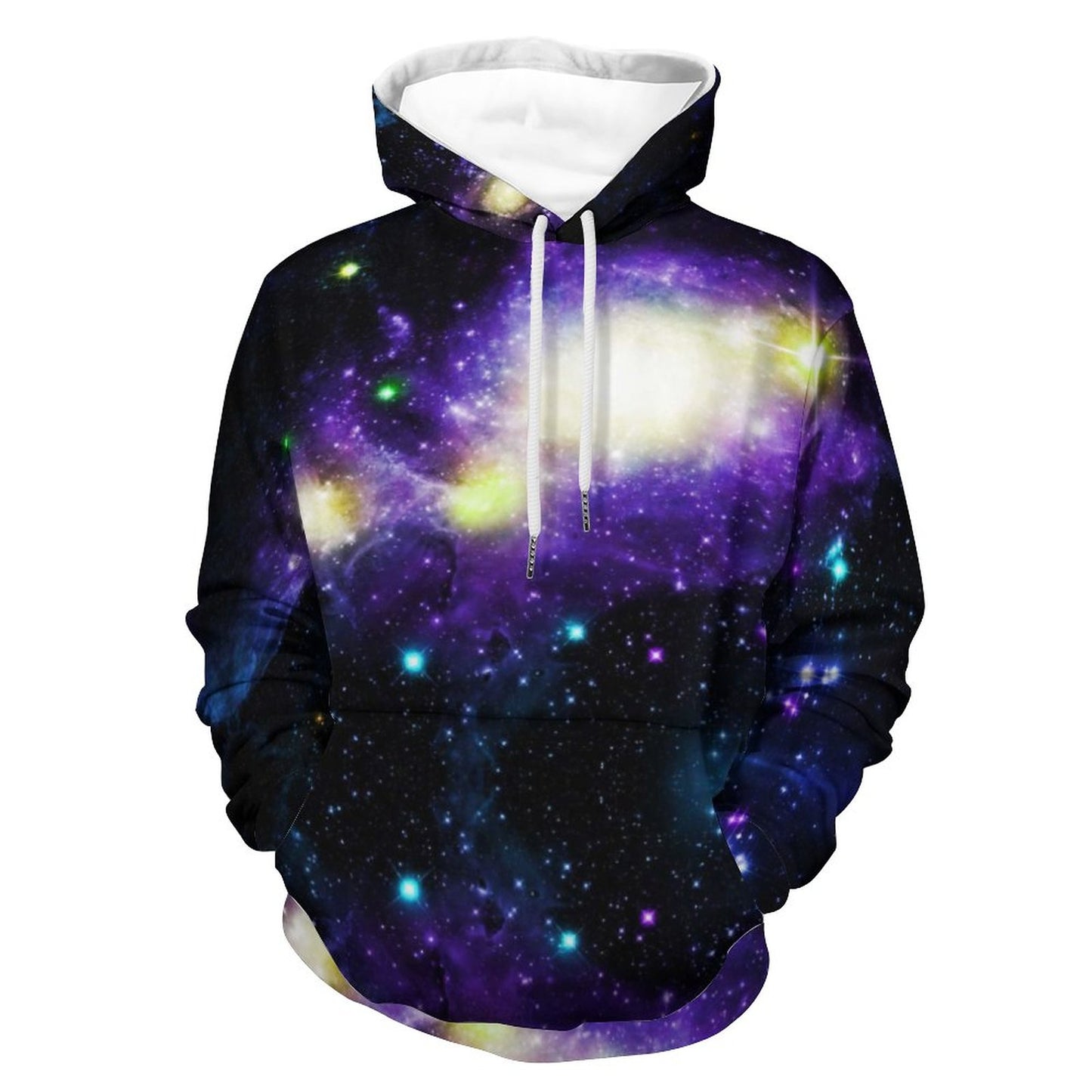 All-Over Print Hoodie with Adjustable Hood
