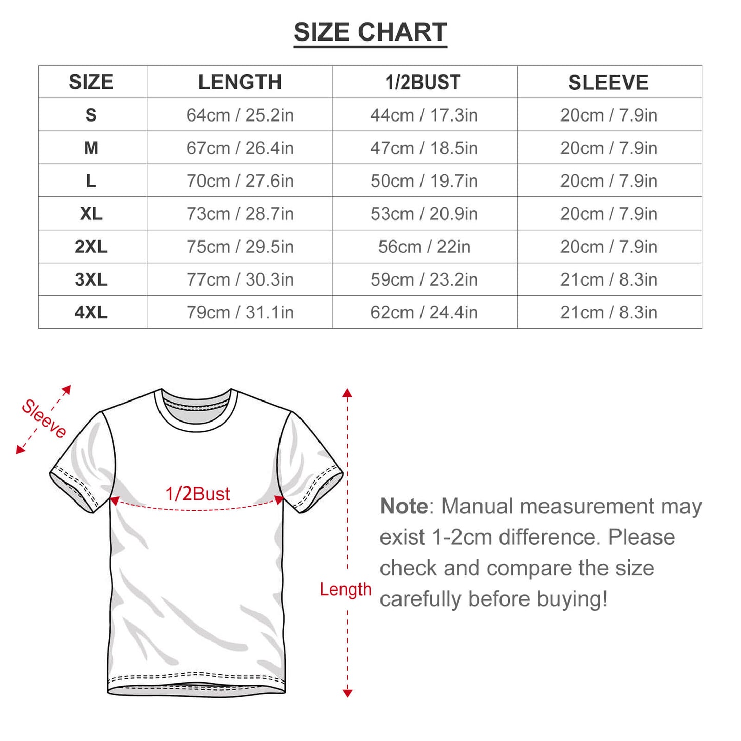 All-Over Print Adult T-shirt