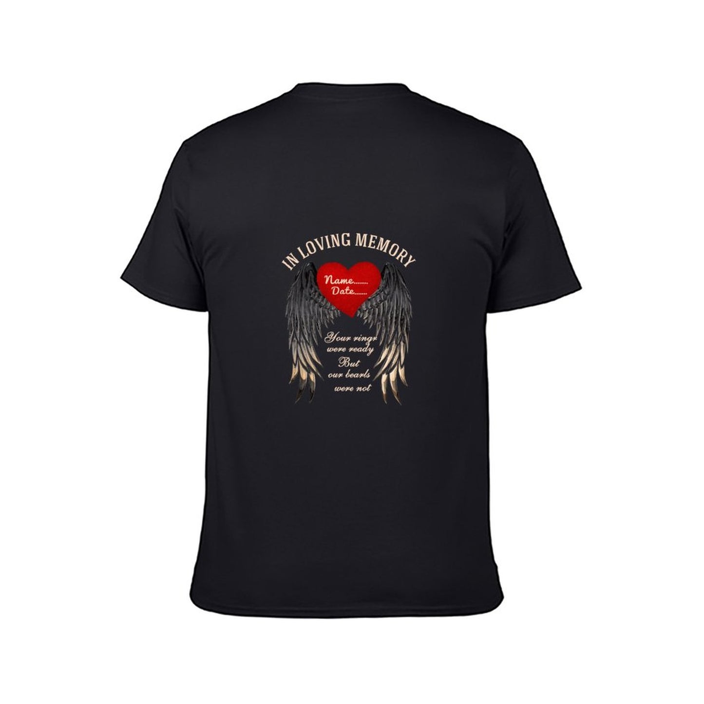 100% Cotton Women's Short Sleeve T-Shirt(front and back printing)