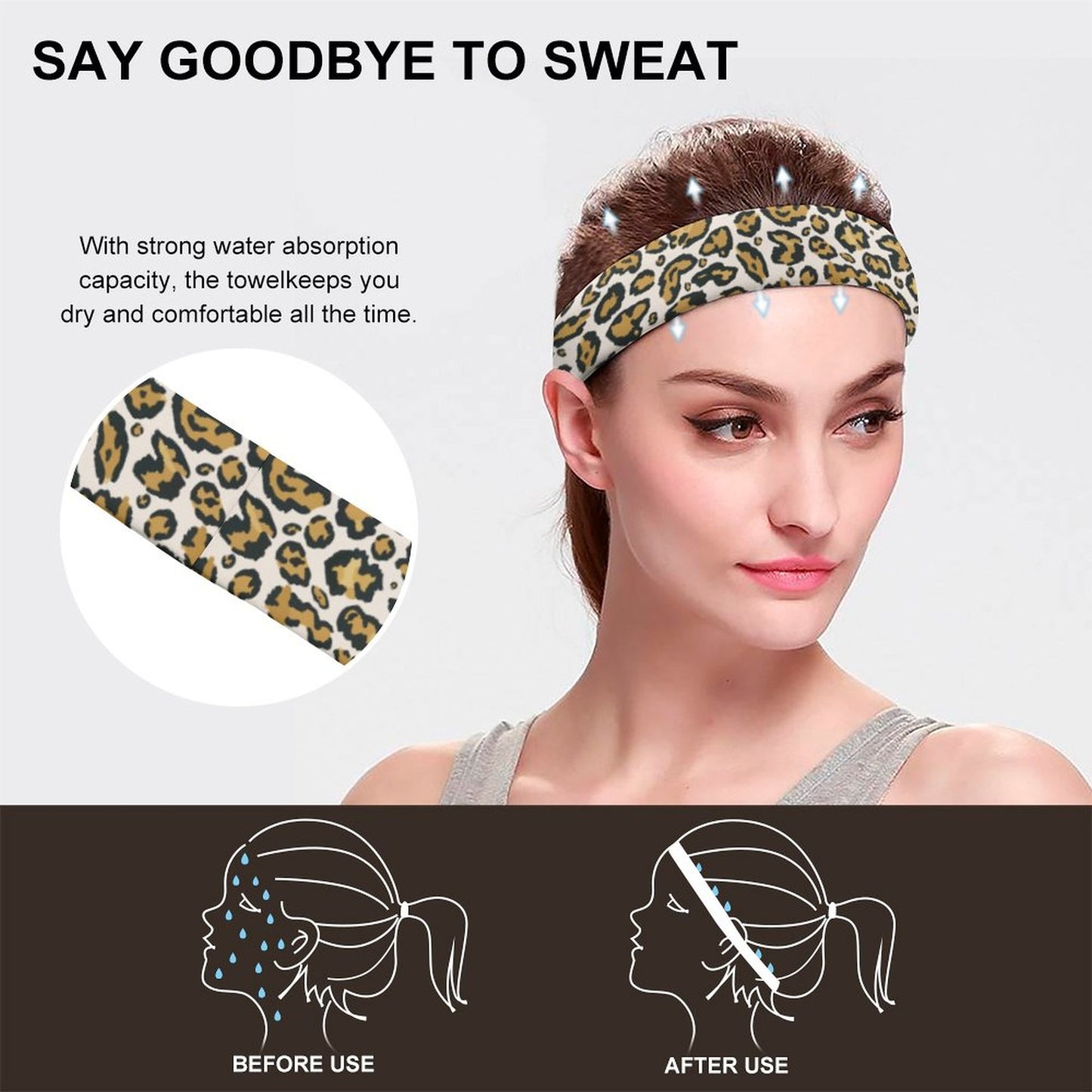 All-Over Print Sports Sweatband