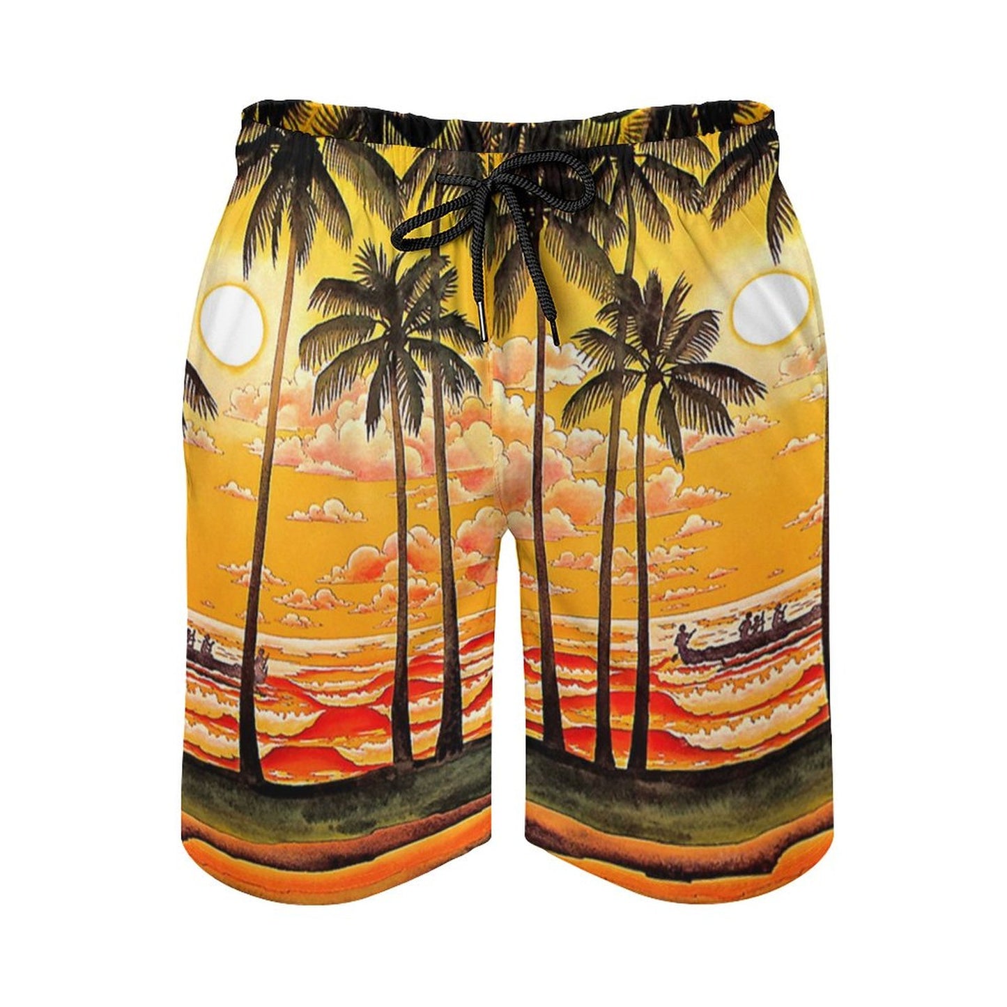 All-Over Print Men's Beach Pants (with pockets and mesh)