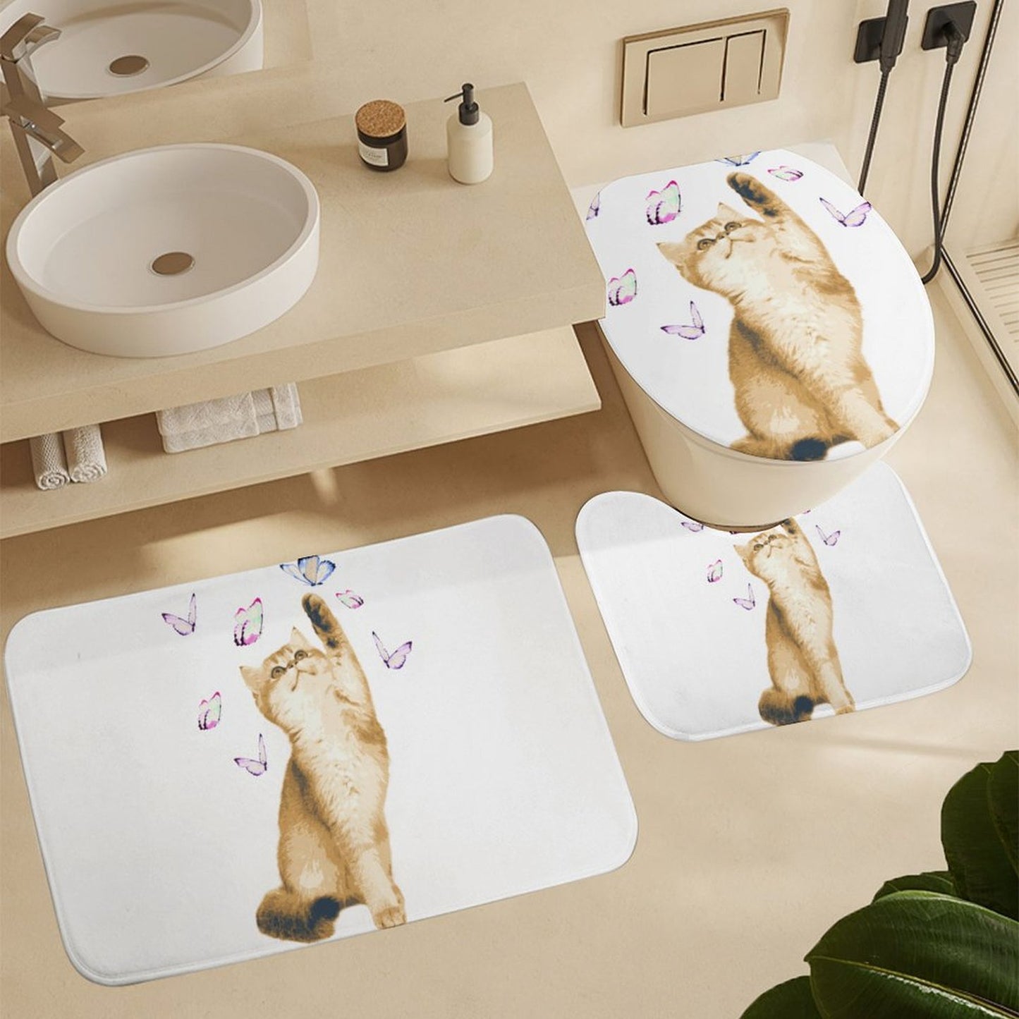 Four Piece Bathroom Set