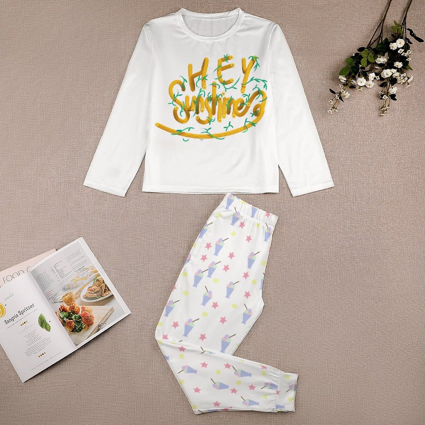 All-Over Print Children's Soft Pajama Set