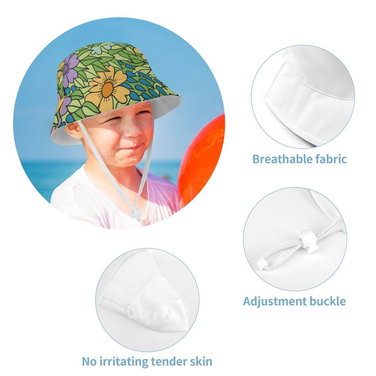 All-Over Print Children's Fisherman Hat