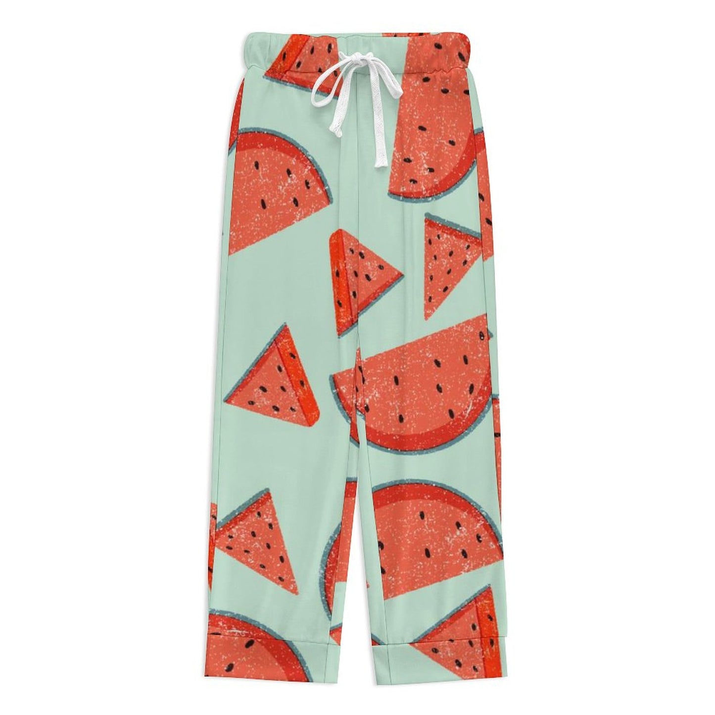 All-Over Print Children's Cuban Neck Pajama Set