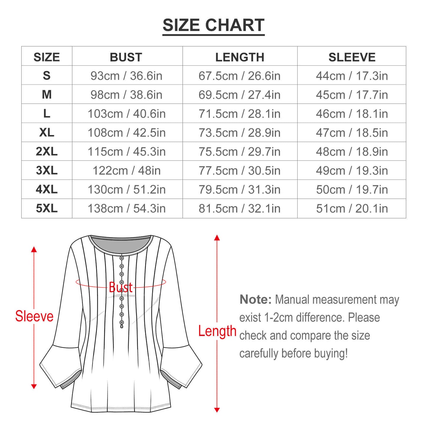 All-Over Print Women's Ruffled Petal Sleeve Top