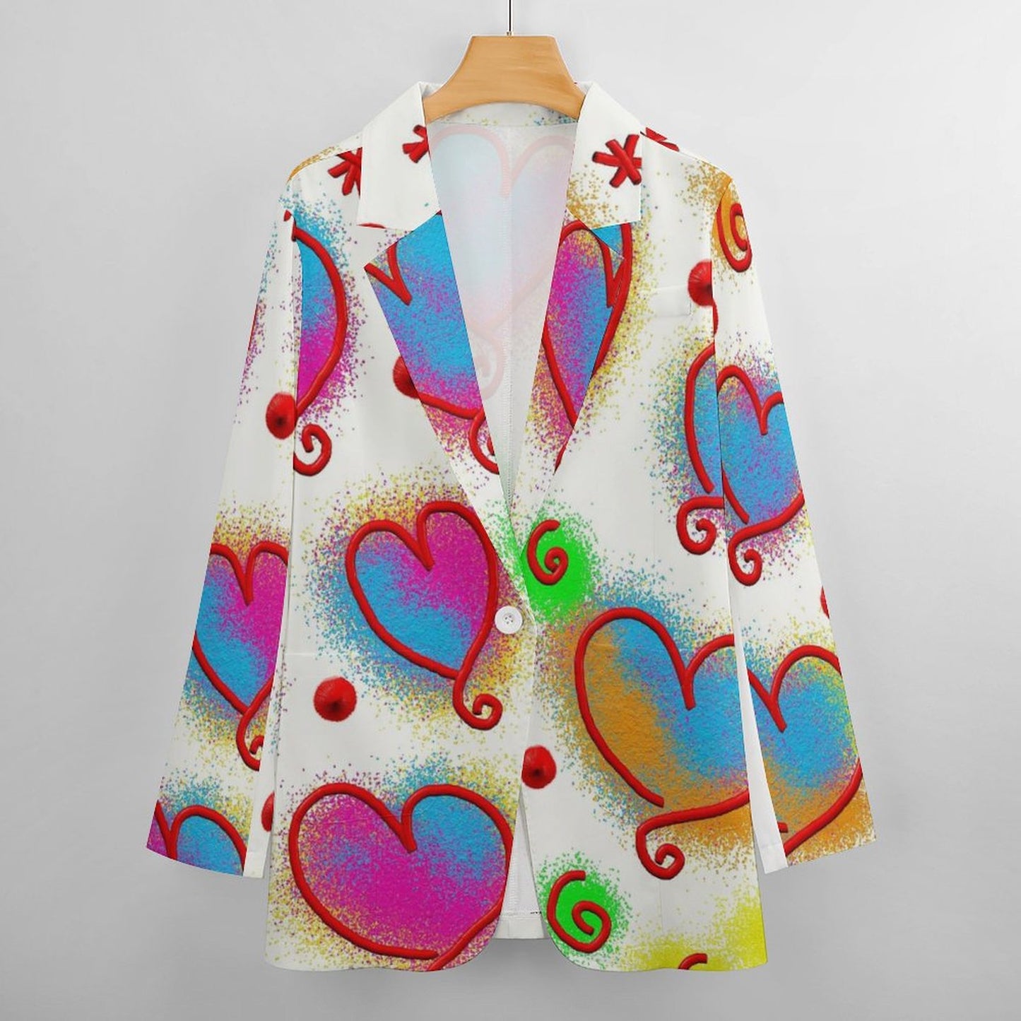 All-Over Print Women's Casual Suit