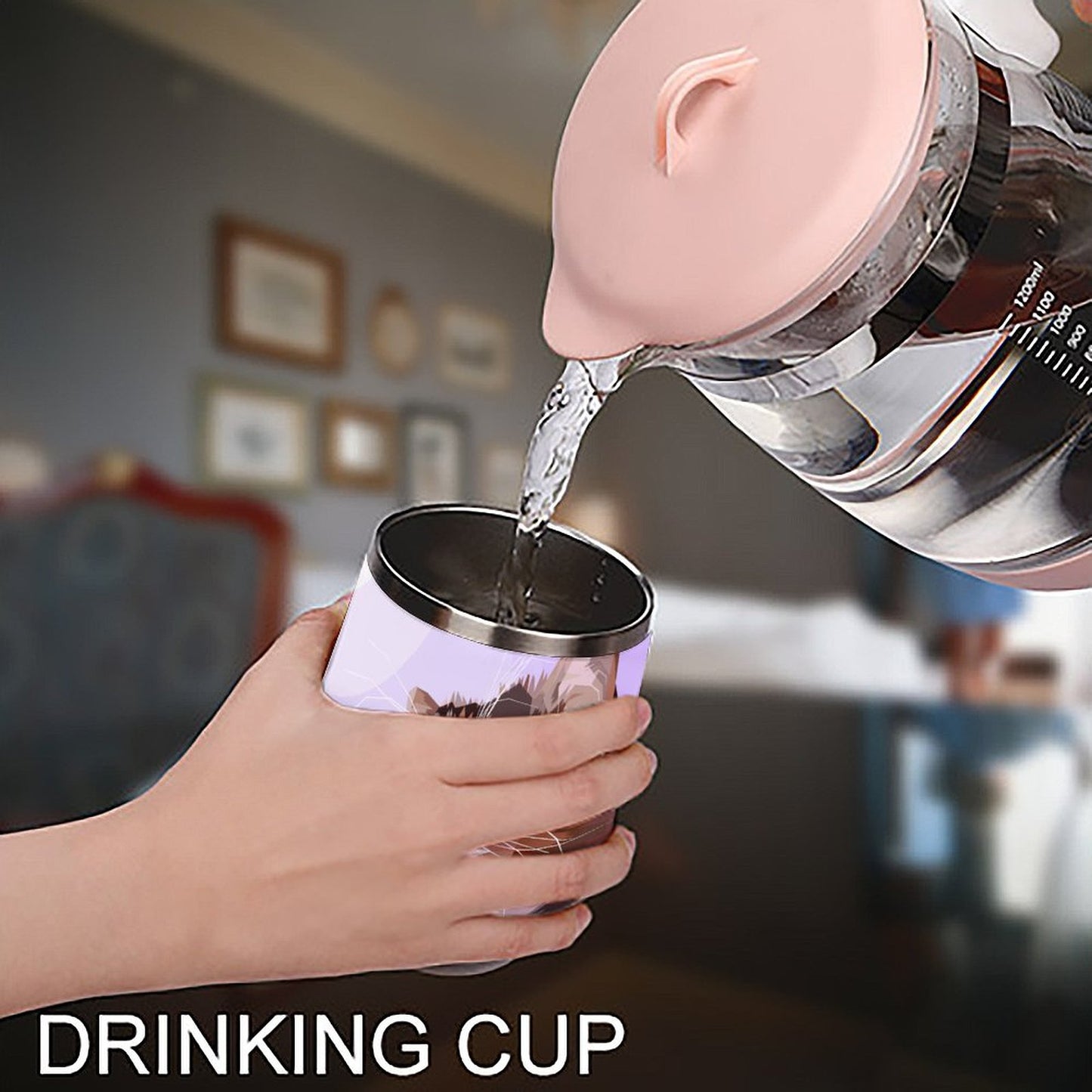 12oz Multicolor Eggshell Cup