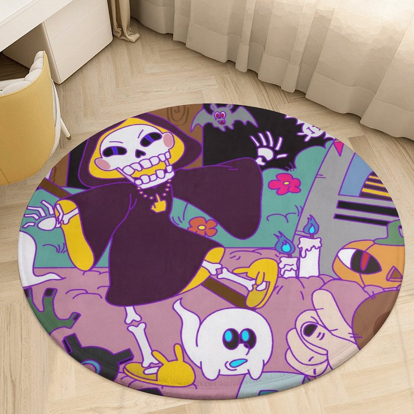 Coral Velvet Floor Mat