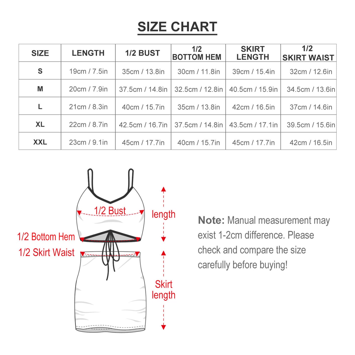 All-Over Print Skirt Type Drawstring Fitting