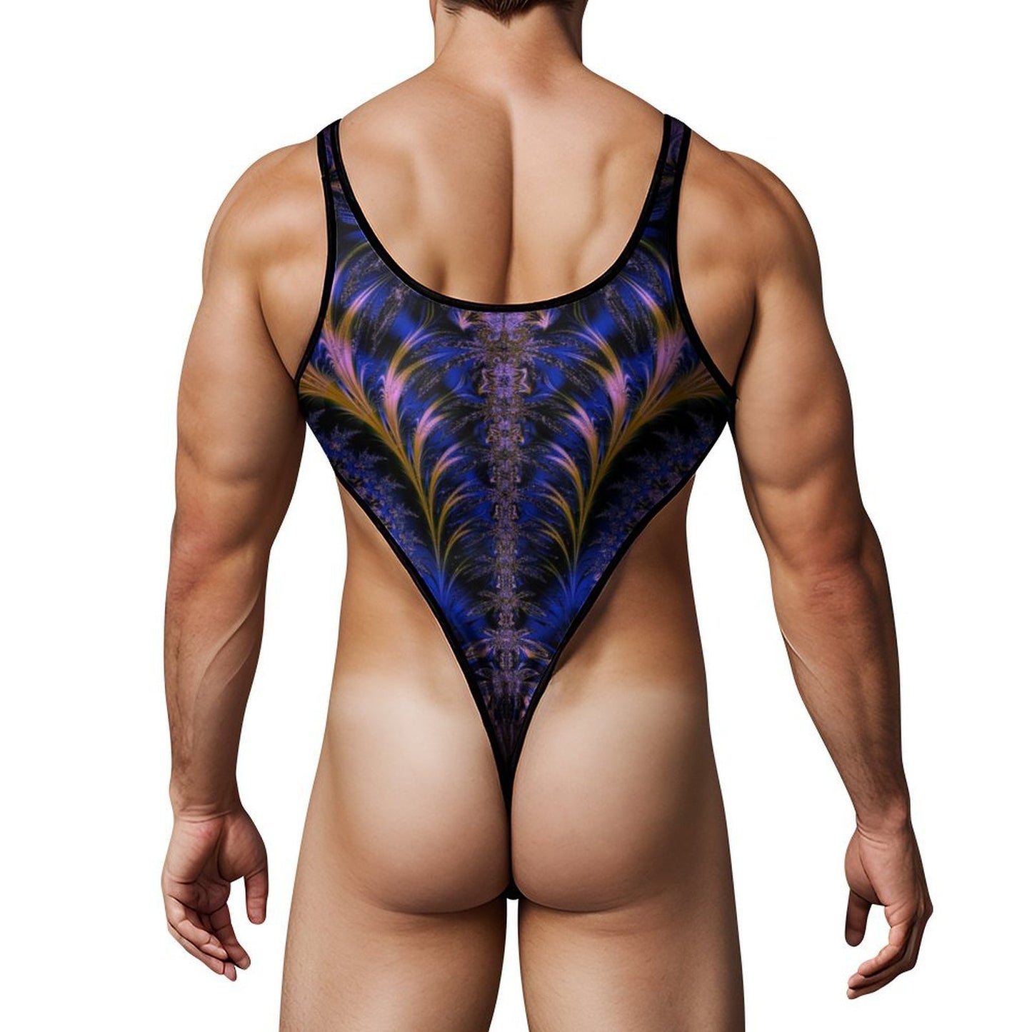 All-Over Print Men's Jumpsuit Underwear