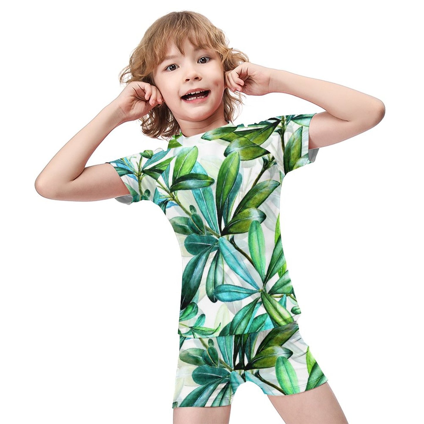 All-Over Print Children's Swimsuit Sets