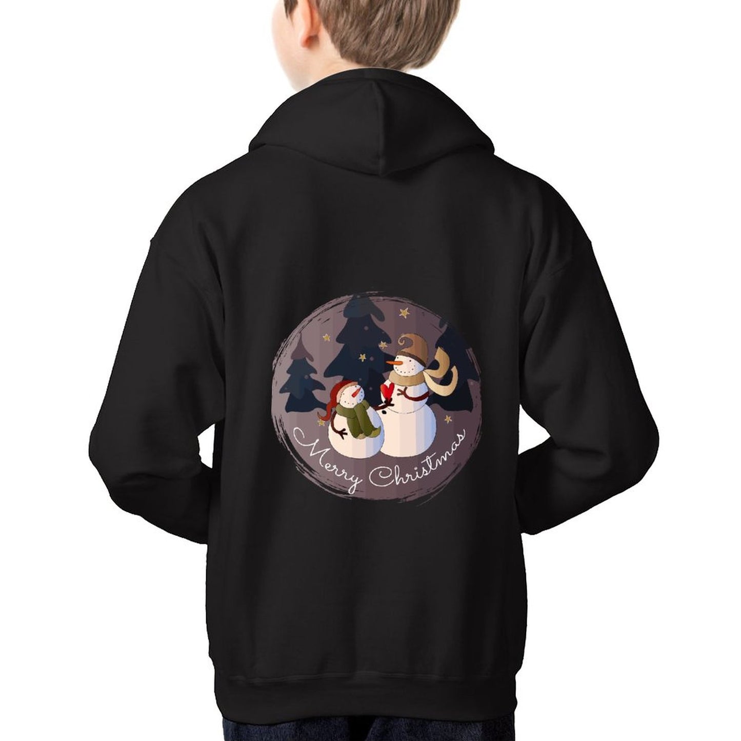 100% Cotton Teen Hoodie (with pockets/back print)