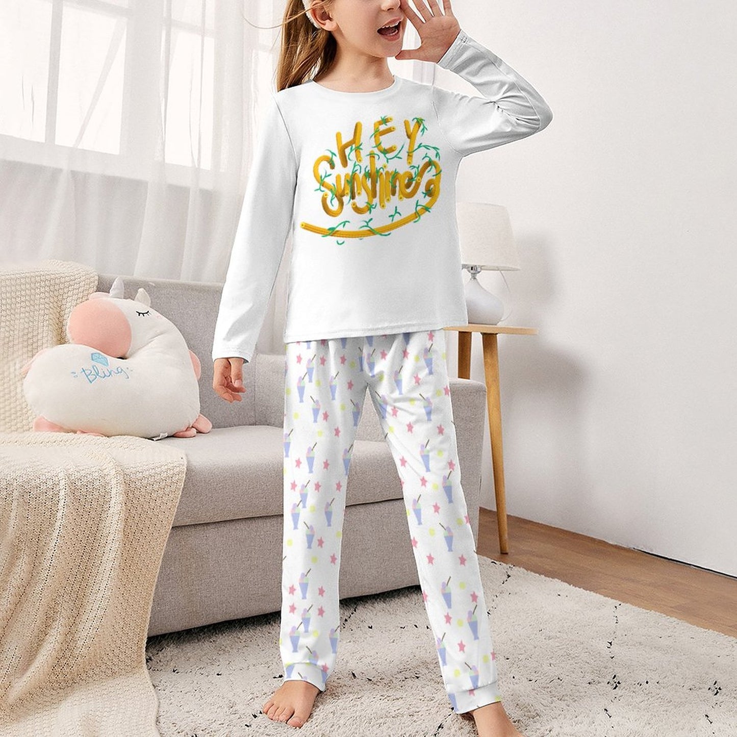 All-Over Print Children's Soft Pajama Set