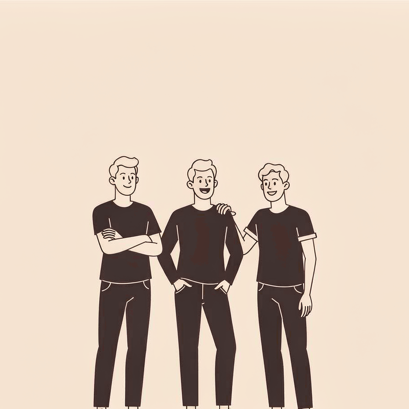 A team wearing matching custom t-shirts