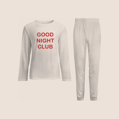 Pajamas โ Good Night Club printed pajama set