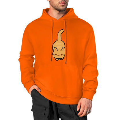 100% Cotton Multicolor Hooded Hoodie (printed front)
