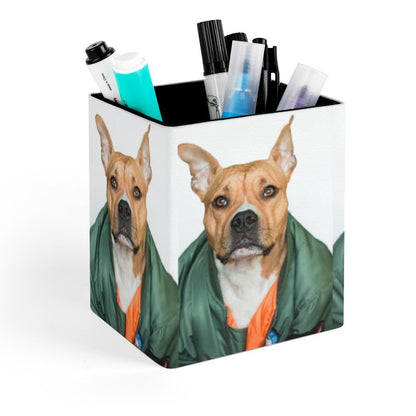 All-Over Print Square Pen Holder