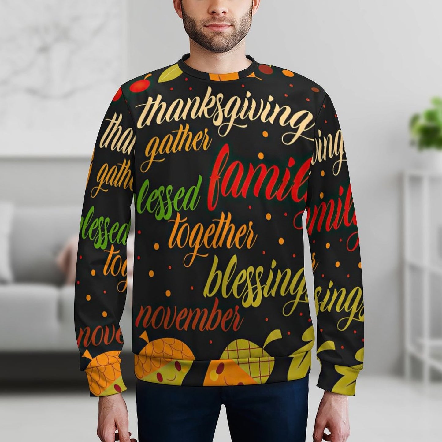 All-over Print Men's Pullover Sweatshirt