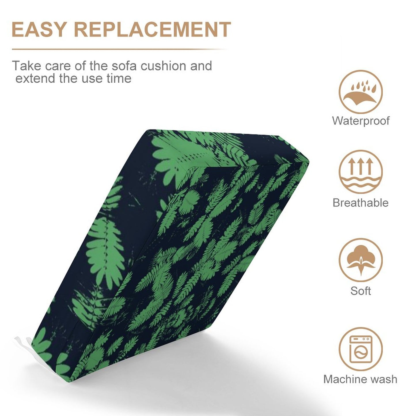 All-Over Print Outdoor Waterproof Sofa Cover