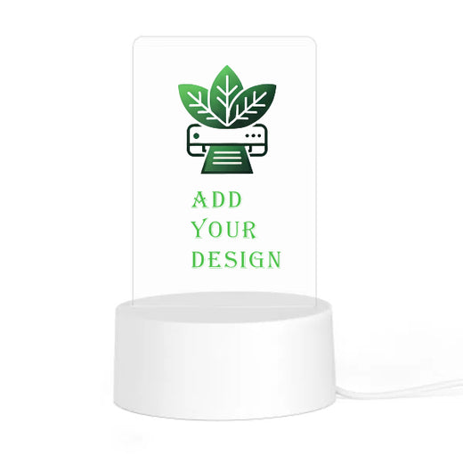 Custom Acrylic Night Light with Base - main view