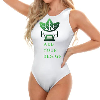 All-Over Print Women's Vest Bodysuit
