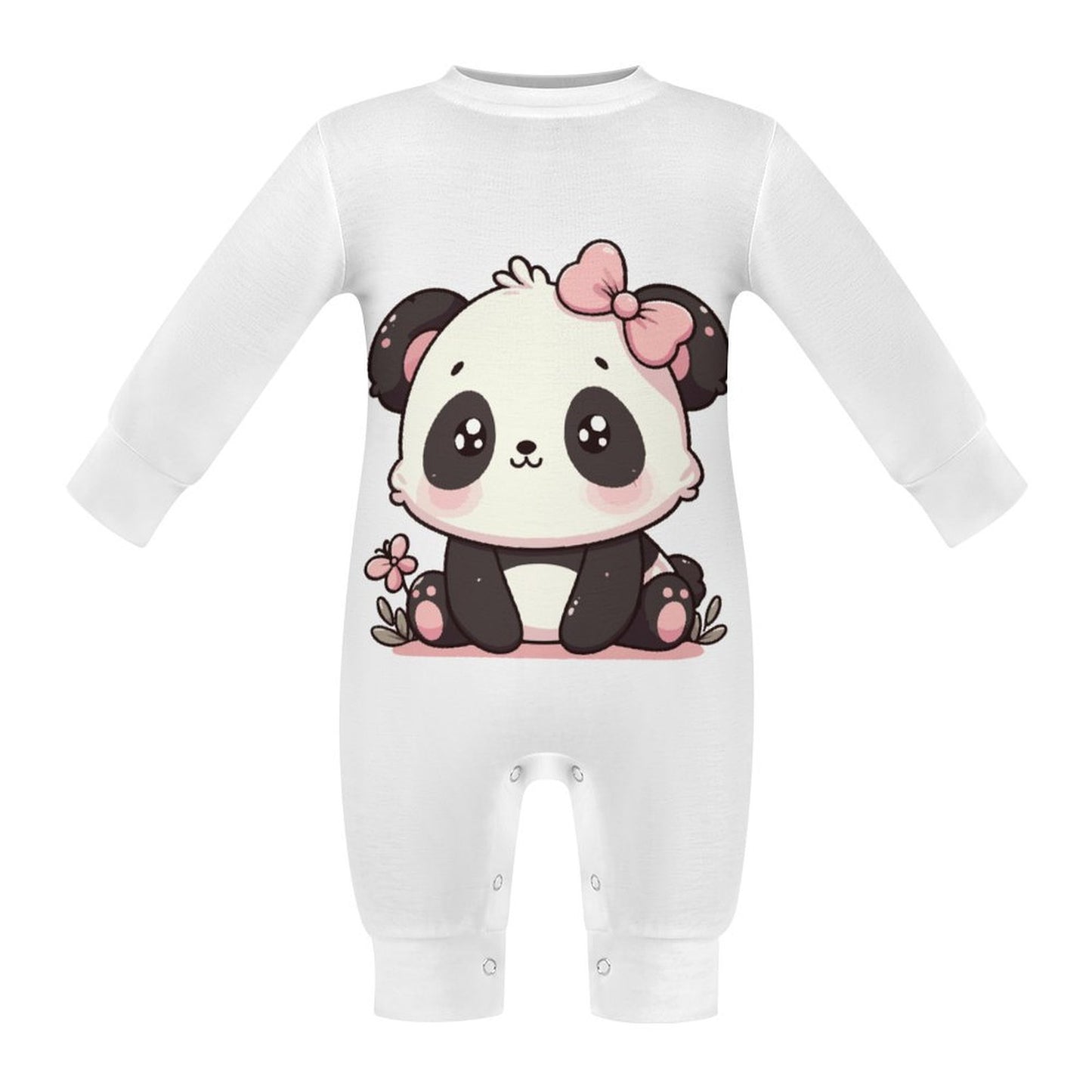 All-Over Print Long Sleeve Baby Bodysuit